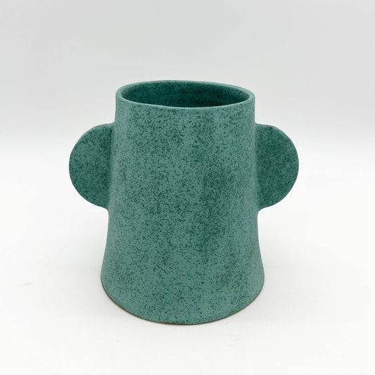 Big Ears Vase - Speckled Green