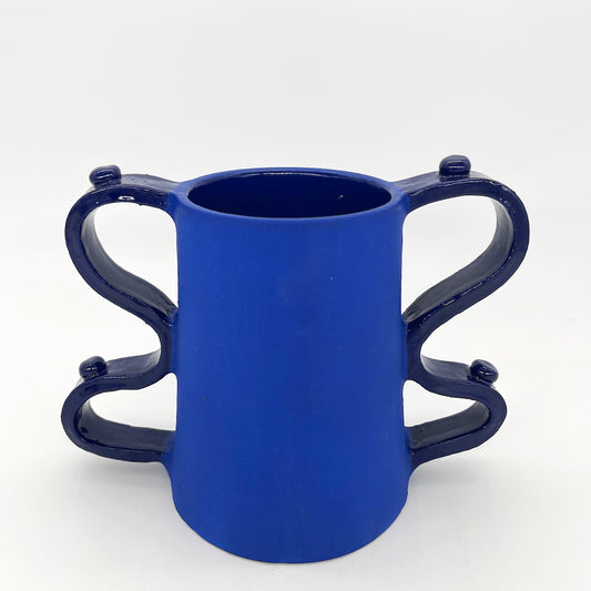 Curly Vase - Blue
