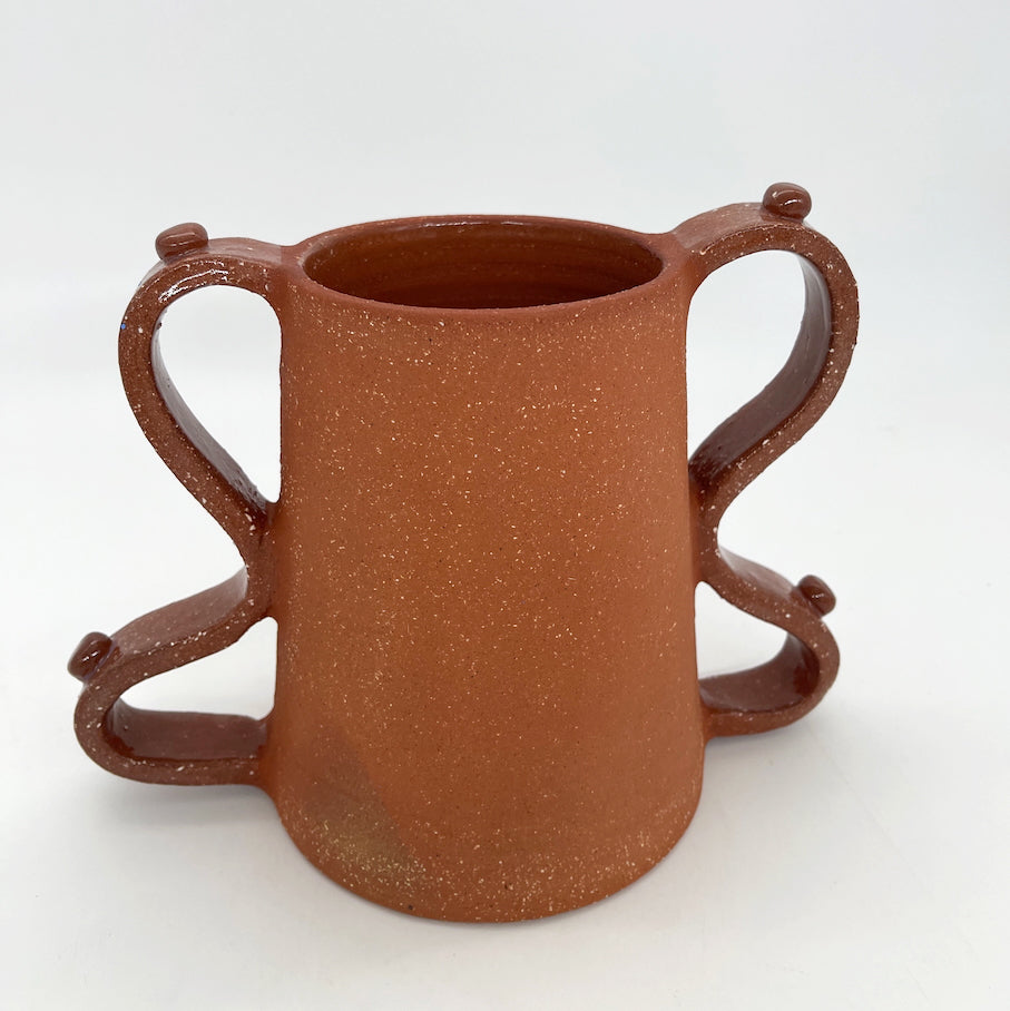 Curly Vase - Terracotta