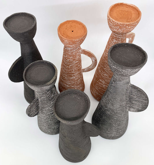 Ceramic candle holders