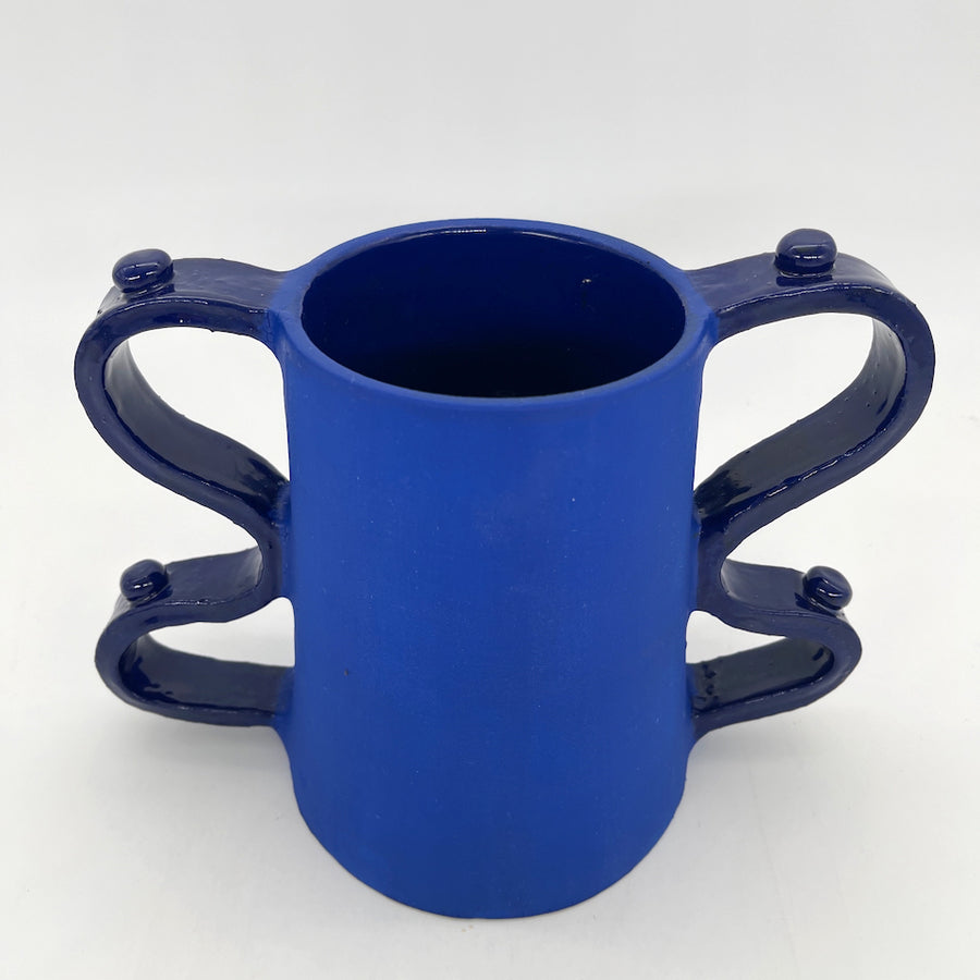 Curly Vase - Blue