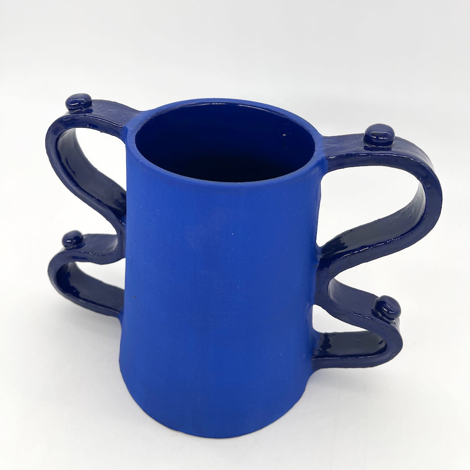 Curly Vase - Blue