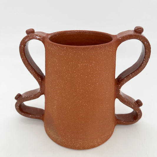 Curly Vase - Terracotta
