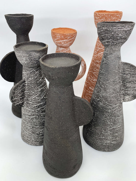 Ceramic candle holders